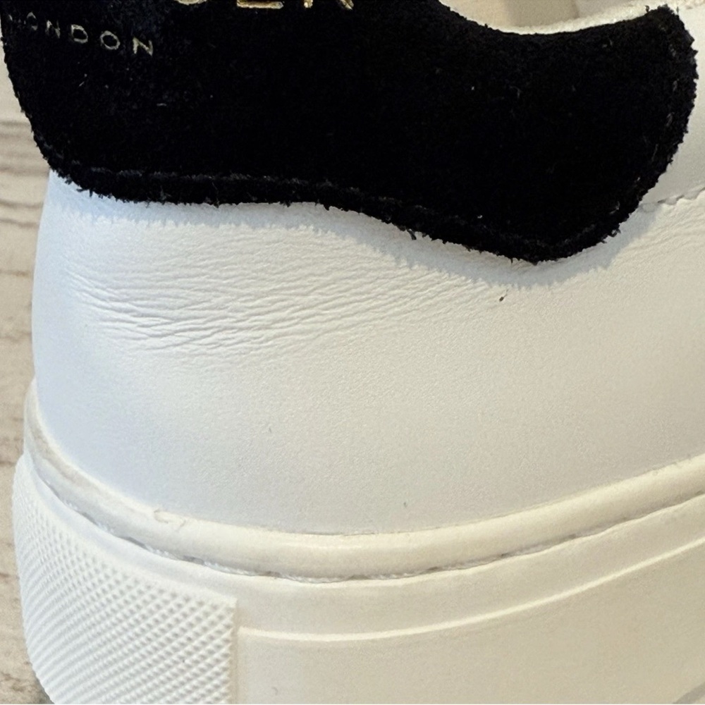 KURT GEIGER Women's Leather Laney Platform White Sneaker Size EU 36 US 5.5-6 New - Picture 11 of 14